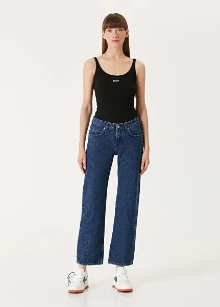 Прямые джинсы Off-White, синий