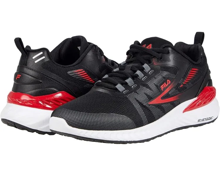 Кроссовки Fila Trazoros Energized 2, цвет Black/Castlerock/Flame Scarlet