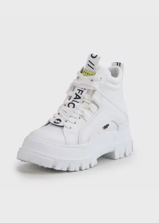 Белые ботинки из искусственных материалов на массивной подошве Buffalo Aspha-Белый