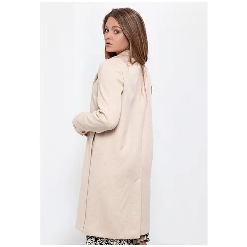 Пальто женское DASTI Iconic бежевое, 44 размер