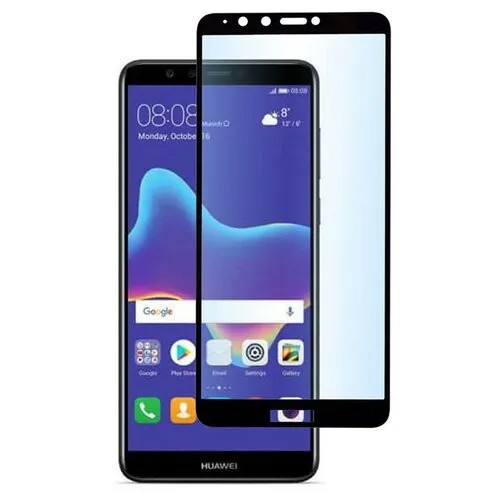 Защитное стекло 5D SG для Huawei Y9 2018 черное