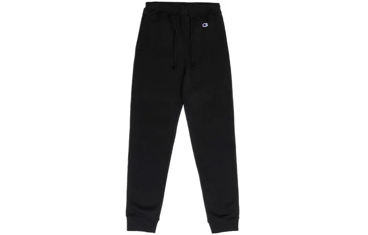 Мужские трикотажные спортивные штаны Champion, цвет Black