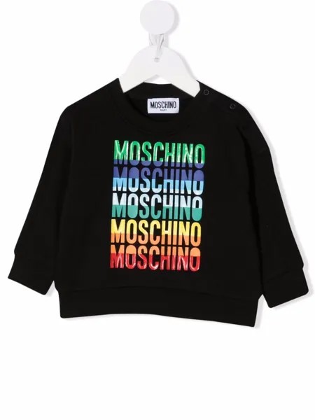 Moschino Kids толстовка с логотипом