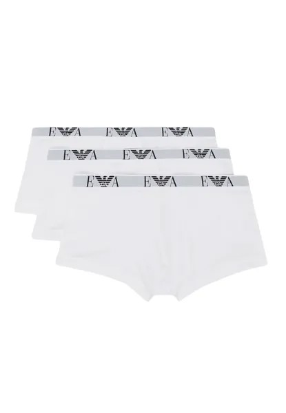 Боксеры Emporio Armani Emporio Armani Boxershorts 3 Pack Trunk Unterhosen, белый