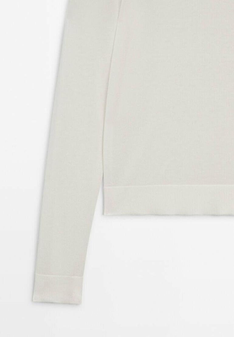 Джемпер HIGH NECK  Massimo Dutti, цвет Stone