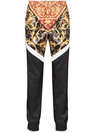Versace спортивные брюки с принтом