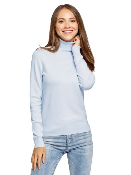 Водолазка женская oodji 74412005-5B синяя 2XS