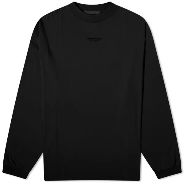 Лонгслив Fear Of God Essentials Essentials, черный