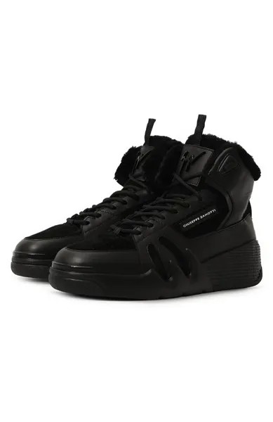 Кожаные кеды Talon Giuseppe Zanotti Design