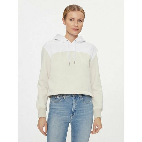 Худи Calvin Klein Jeans, размер XXL [INT], бежевый