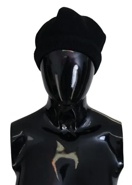 Шапка DOLCE - GABBANA, черная женская зимняя шапка из натуральной шерсти, один размер, 870 долларов США