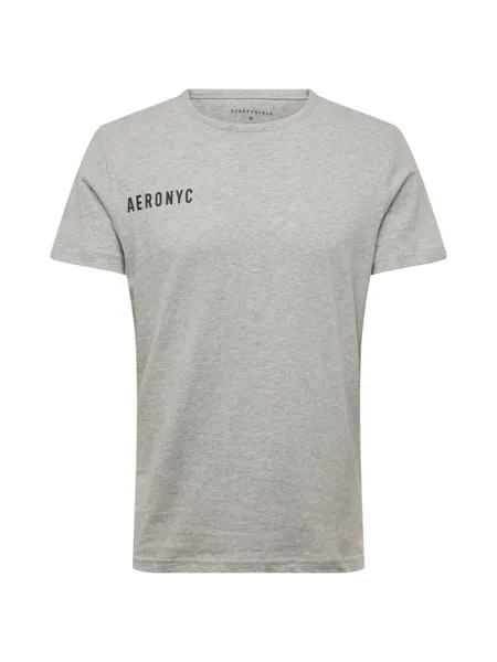 Футболка AÉROPOSTALE NYC, пятнистый серый