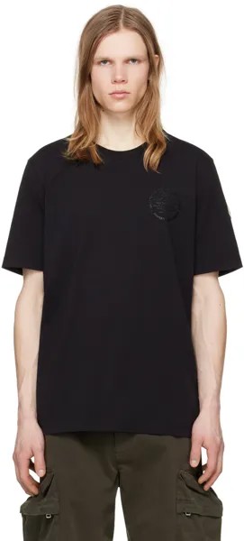 Черная футболка для серфинга Moncler