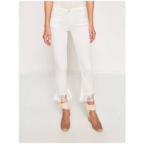 Брюки-джинсы KOTON WOMEN, 7YAK47196MD, цвет: WHITE, размер: 27