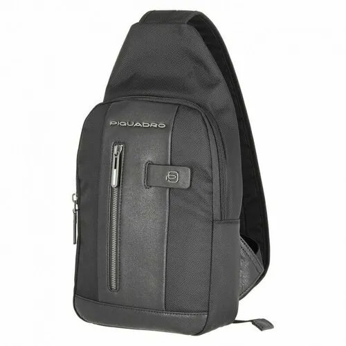 Рюкзак  слинг PIQUADRO Brief CA4536BR\N, внутренний карман, черный