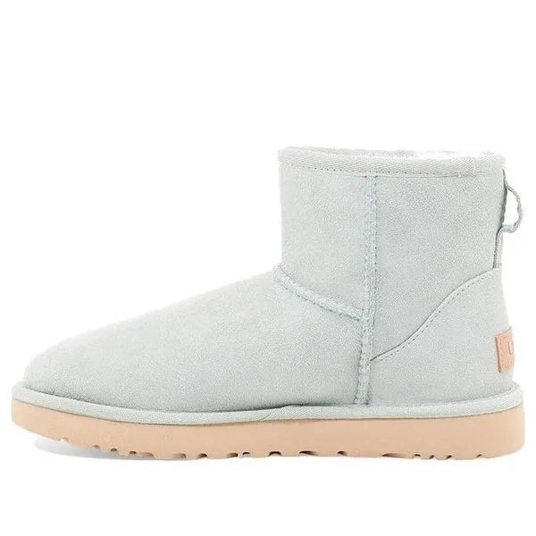 Кроссовки классические mini ii boots высокие на флисовой подкладке Ugg, серый