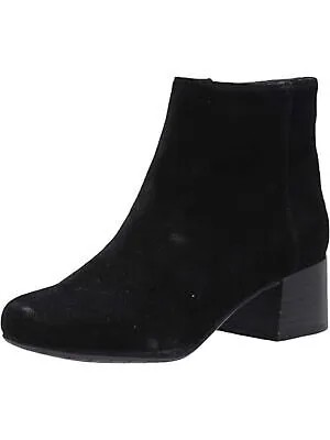 KENNETH COLE NEW YORK Женские черные кожаные ботильоны Road Stop Toe Block Heel Boots 8 M