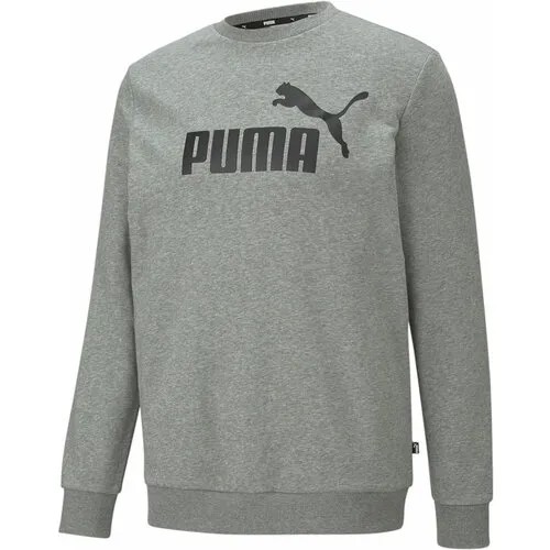 Свитшот PUMA Essentials Big Logo Crew Men’s Sweater, размер L, серый