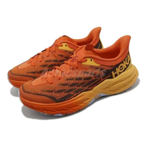 Мужские кроссовки Hoka Speedgoat 5 2E Wide Puffins Bill Orange 1123159-PBAY