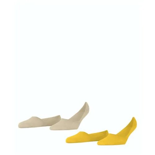 Женские подследники Burlington Everyday 2-Pack 22067 (Желтый (1140) 35-36)