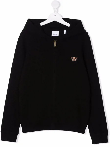 Burberry Kids кашемировое худи на молнии