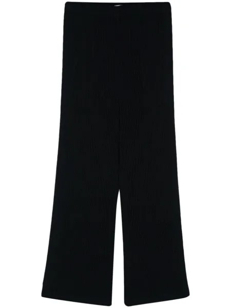 Issey Miyake плиссированные брюки Hatching, черный