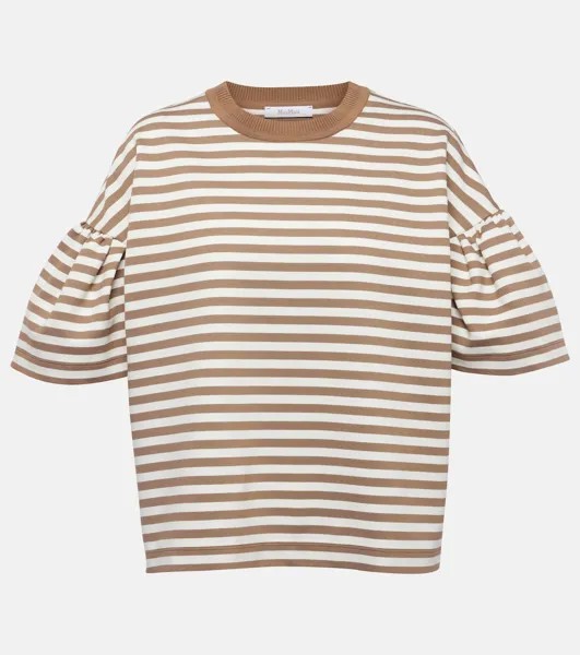 Футболка Peirak из джерси в полоску Max Mara, мультиколор