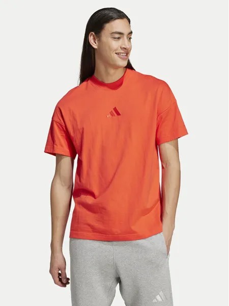 Свободная футболка Adidas, оранжевый