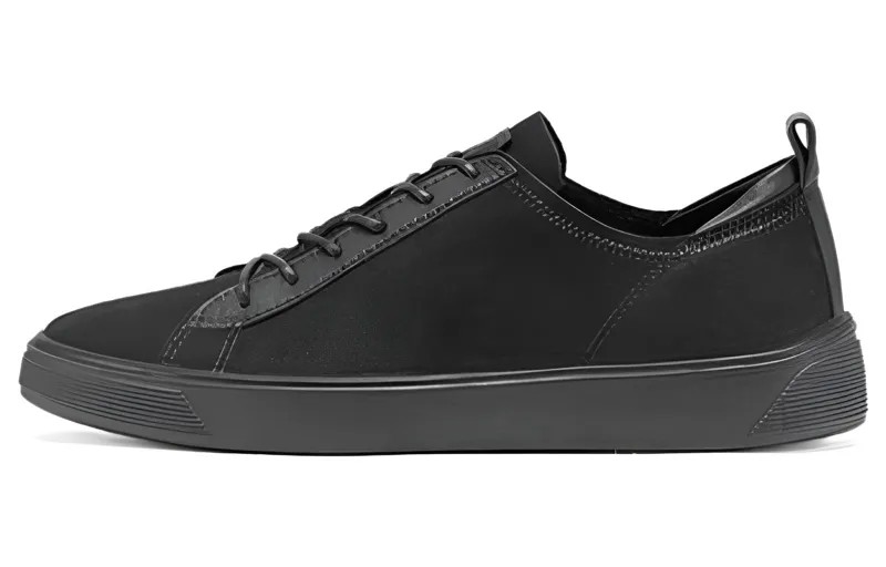 Ecco Street Fun Break Lifestyle Shoes Men Low-top Black