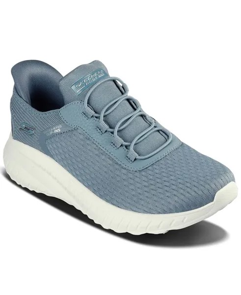 Женские слипоны Bobs Sport Squad Chaos для ходьбы от Finish Line Skechers, серый