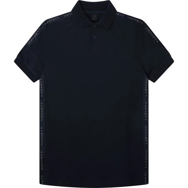 Поло с коротким рукавом Hackett Amr Mesh Tape, синий