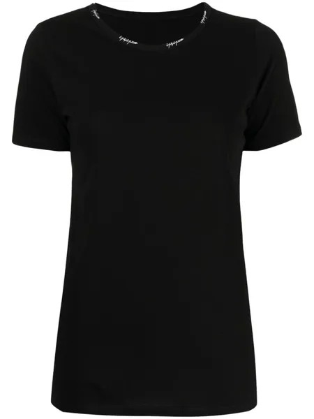 Yohji Yamamoto футболка с короткими рукавами, черный