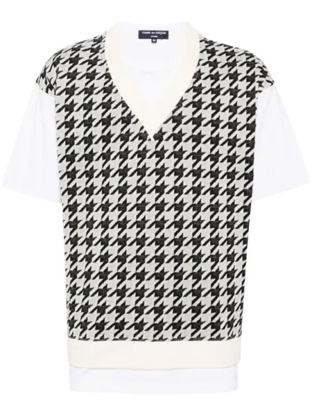 Comme des Garçons Homme многослойная футболка, черный