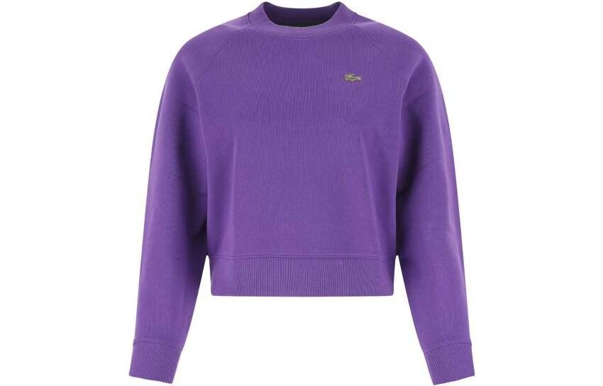 Свитшот женский фиолетовый Lacoste
