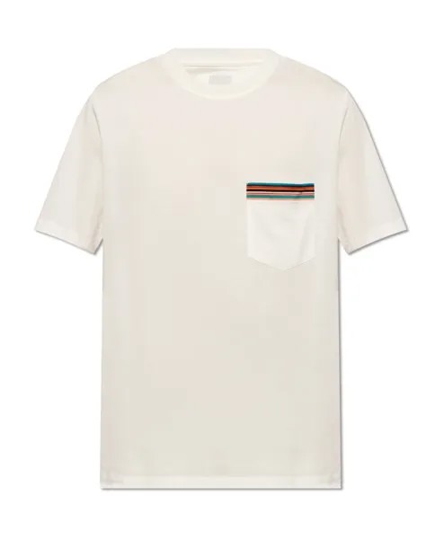 Футболка с карманом Paul Smith, белый