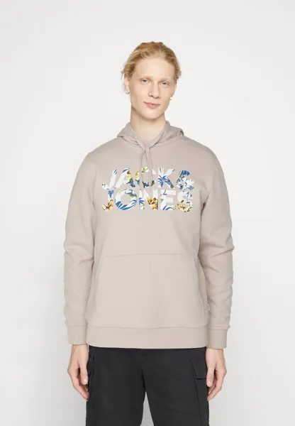 Толстовка JJEJEFF CORP HOOD NOOS Jack & Jones, цвет moonbeam