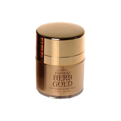 Deoproce Estheroce Herb Gold Whitening & Wrinkle Care Cream Крем для лица омолаживающий, 50 мл