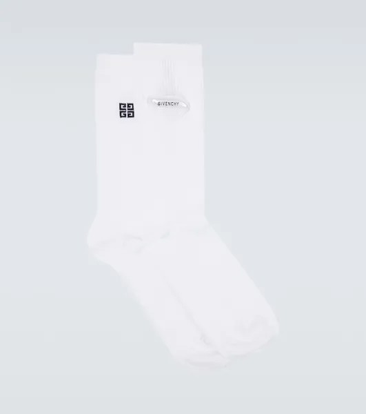 Носки TK-MX из смесового хлопка с логотипом Givenchy, белый