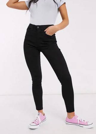 Черные ультрамягкие джинсы скинни New Look-Черный цвет