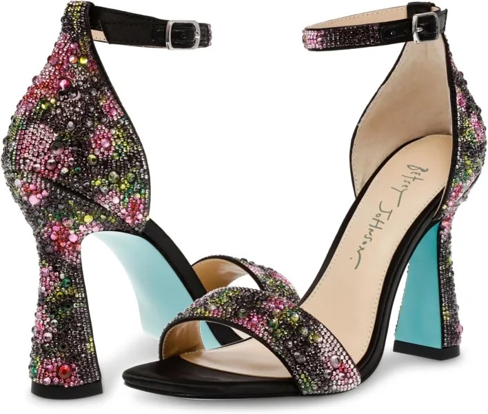 Босоножки Dani Blue by Betsey Johnson, цвет Black/Pink Floral