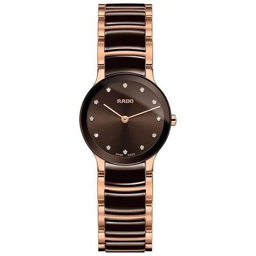 Наручные часы RADO Наручные часы Rado 01.963.0190.3.070, черный, золотой