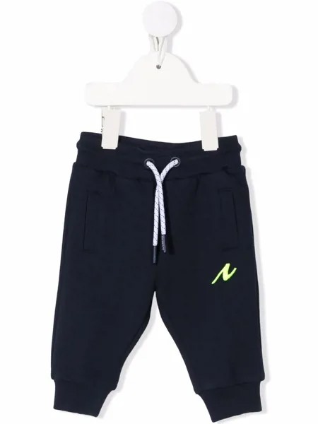 Iceberg Kids спортивные брюки с монограммой