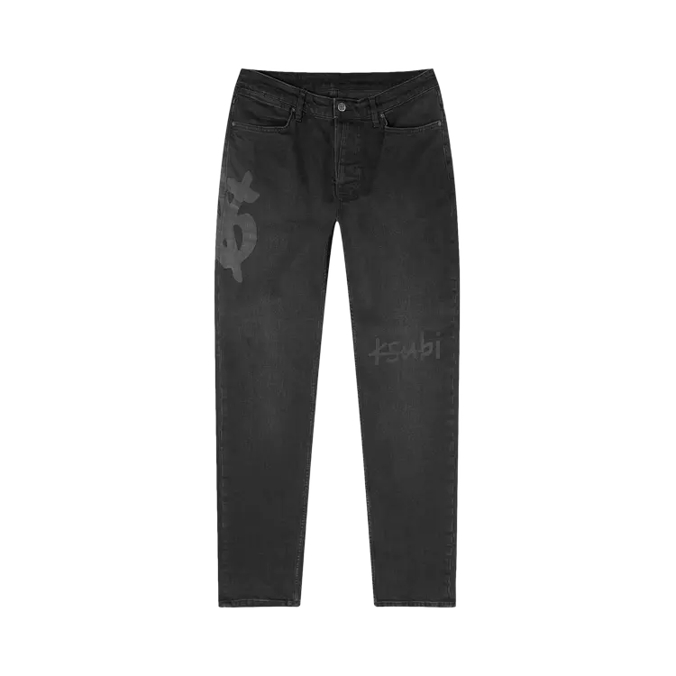Джинсы Ksubi Van Winkle Skinny 'Lock Up Black', черный