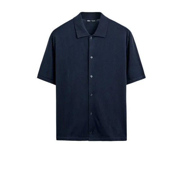 Рубашка мужская Морской синий Zara, цвет Sea Blue