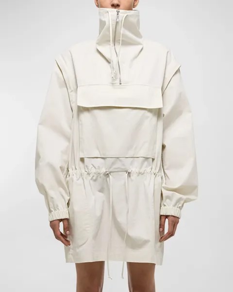 Платье со ластовицей на шнурке Helmut Lang, цвет Creme
