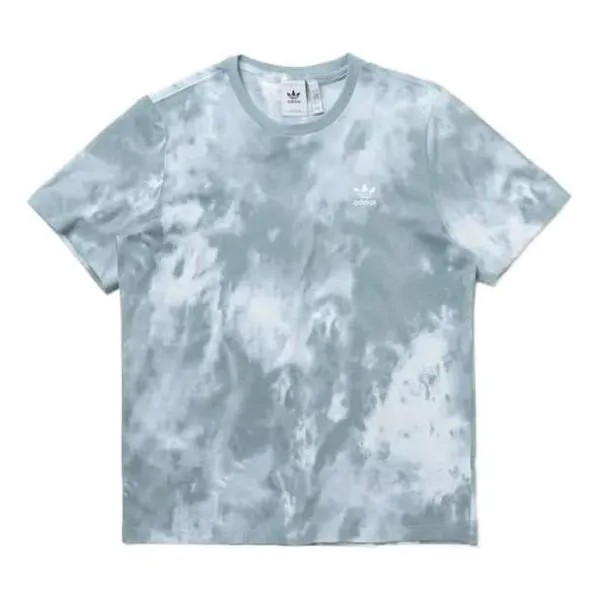 Футболка Men's adidas SS22 Tie Dye Sports Home Short Sleeve Colorblock T-Shirt, мультиколор