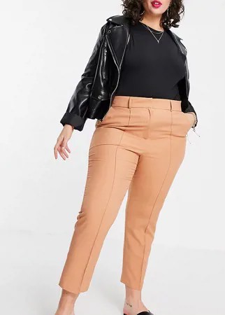 Укороченные брюки ASOS DESIGN curve mix & match-Розовый цвет