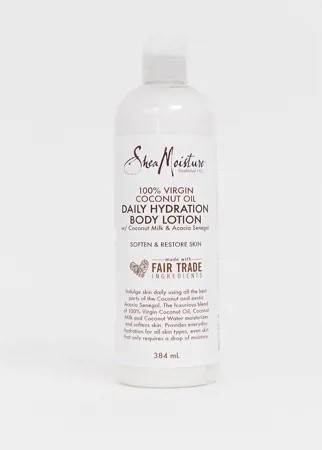 Увлажняющий лосьон для тела со 100% кокосовым маслом Shea Moisture 384 мл-Бесцветный