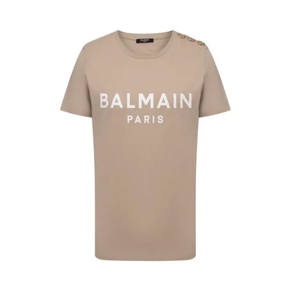 Хлопковая футболка Balmain