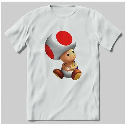 Футболка с принтом Mario - 439